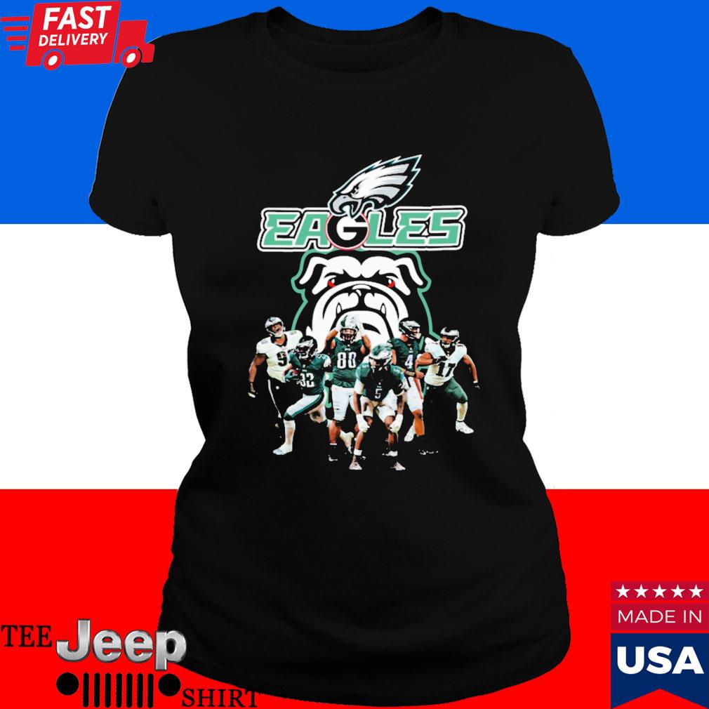 Philadelphia Eagles Team Eagles Dawgs Georgia Bulldogs Players T-Shirts,  hoodie, sweater, long sleeve and tank top