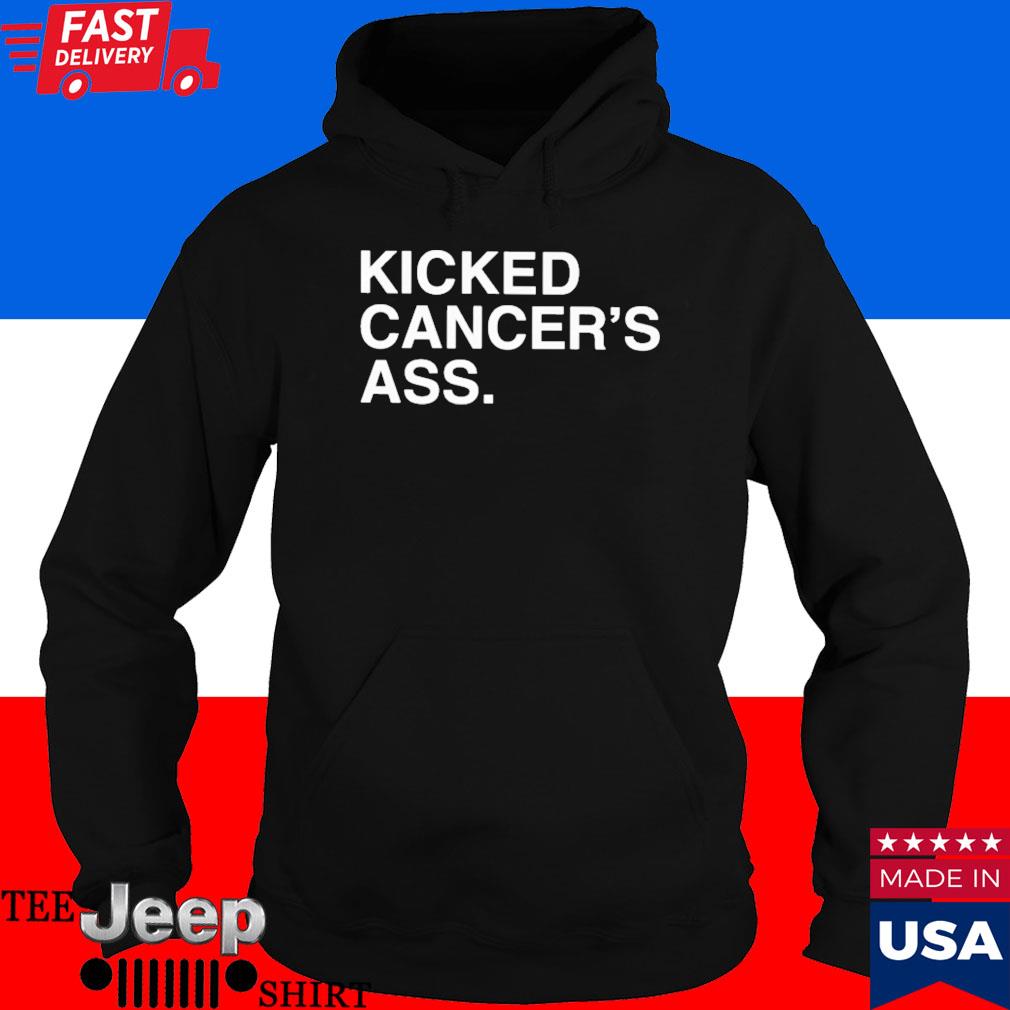 Official Liam hendriks wearing kicked cancer's ass t-shirt, hoodie,  sweater, long sleeve and tank top