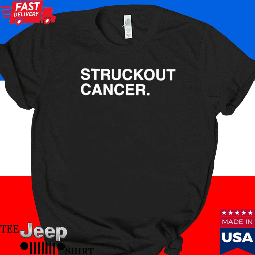 Official liam Hendriks Wearing Struckout Cancer T-Shirts, hoodie, tank top,  sweater and long sleeve t-shirt