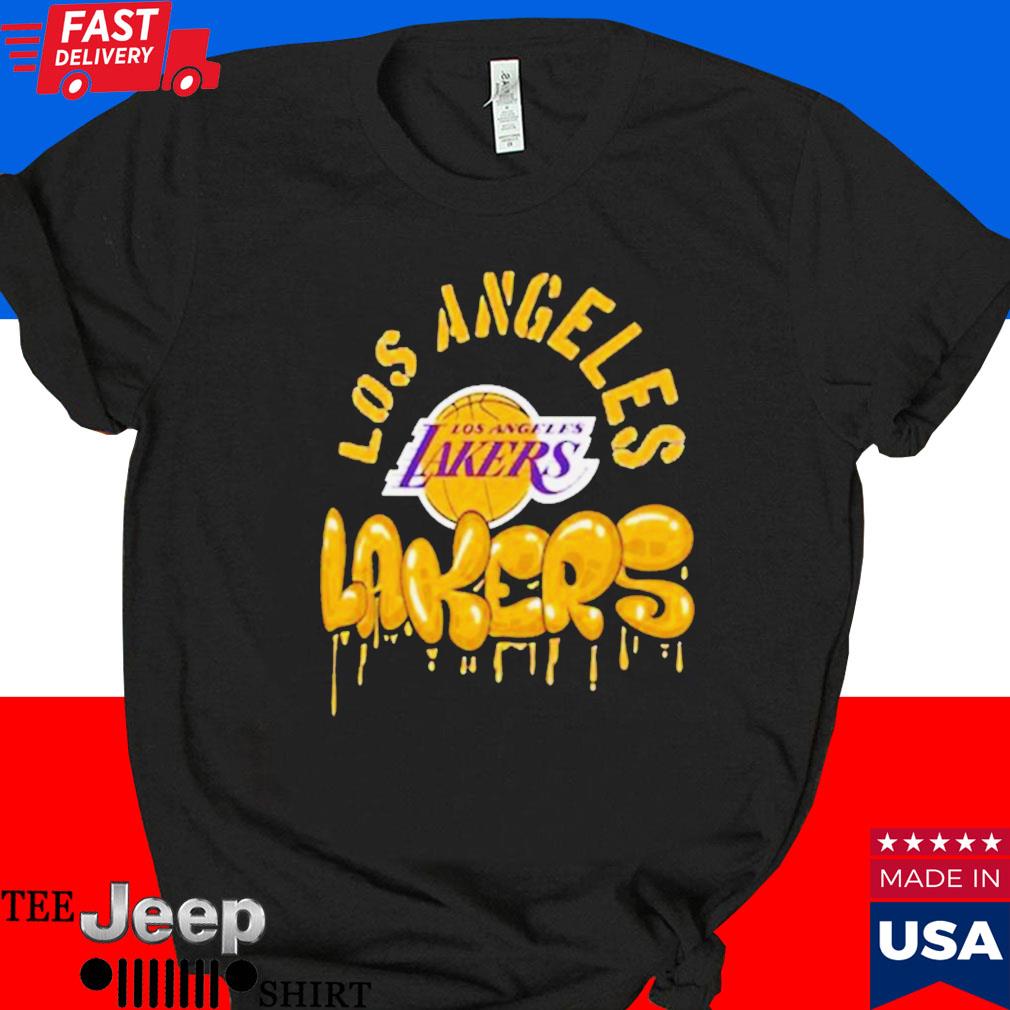 Los Angeles Lakers Stadium Street Art Dark Crystal Washed Shirt