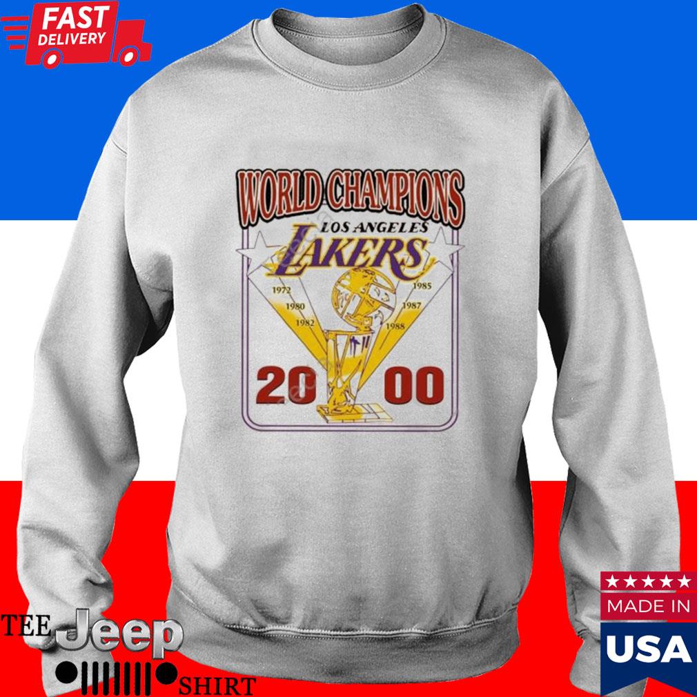 Official Vintage Los Angeles Lakers 2000 Champion World T-Shirt, hoodie,  sweater, long sleeve and tank top