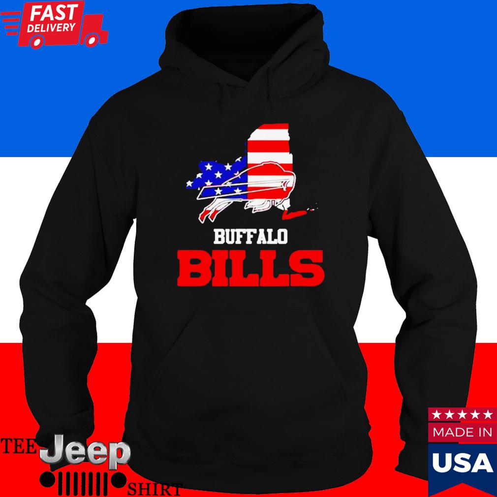 Buffalo Bills map USA flag shirt, hoodie, sweater, long sleeve and tank top