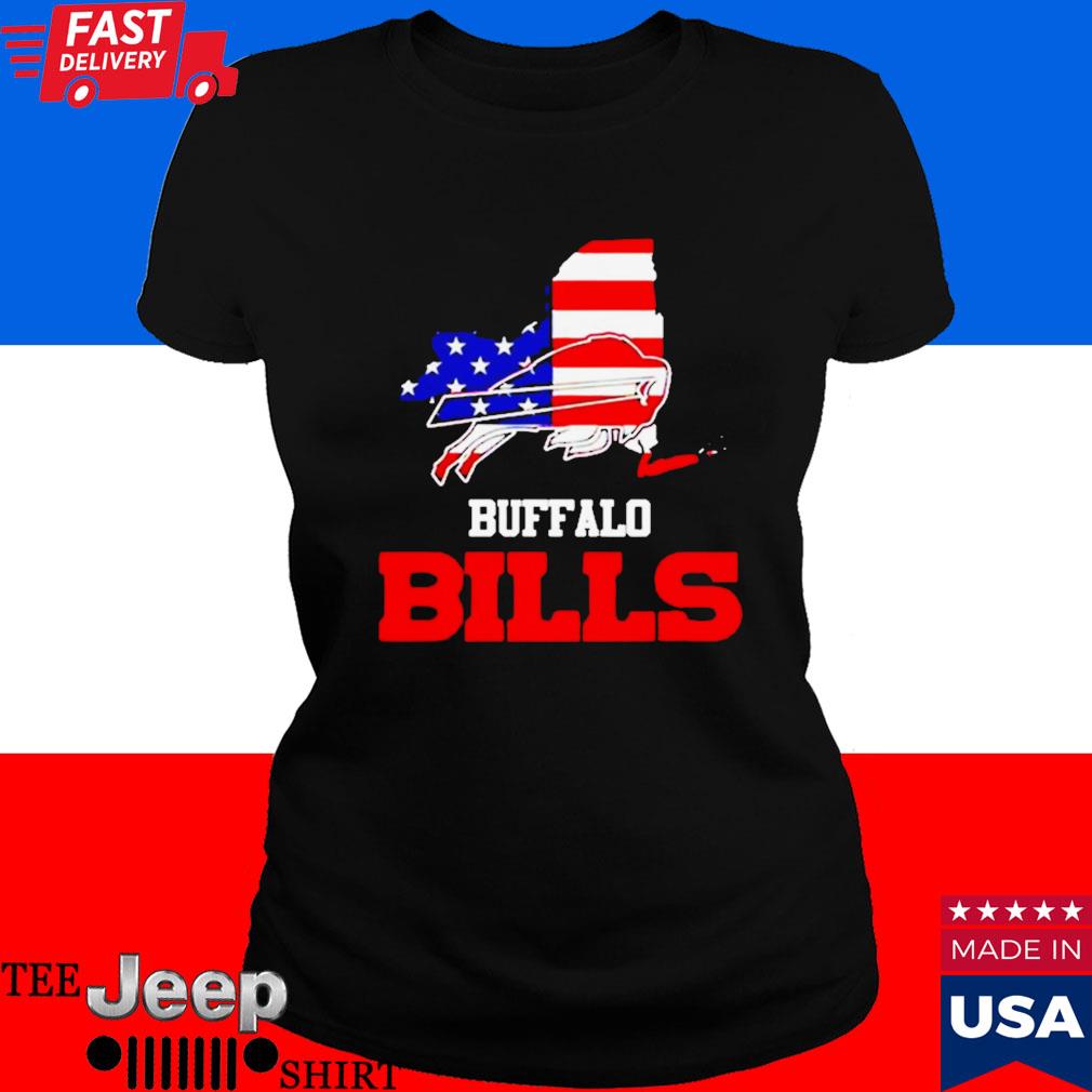 Buffalo Bills map USA flag shirt, hoodie, sweater, long sleeve and tank top