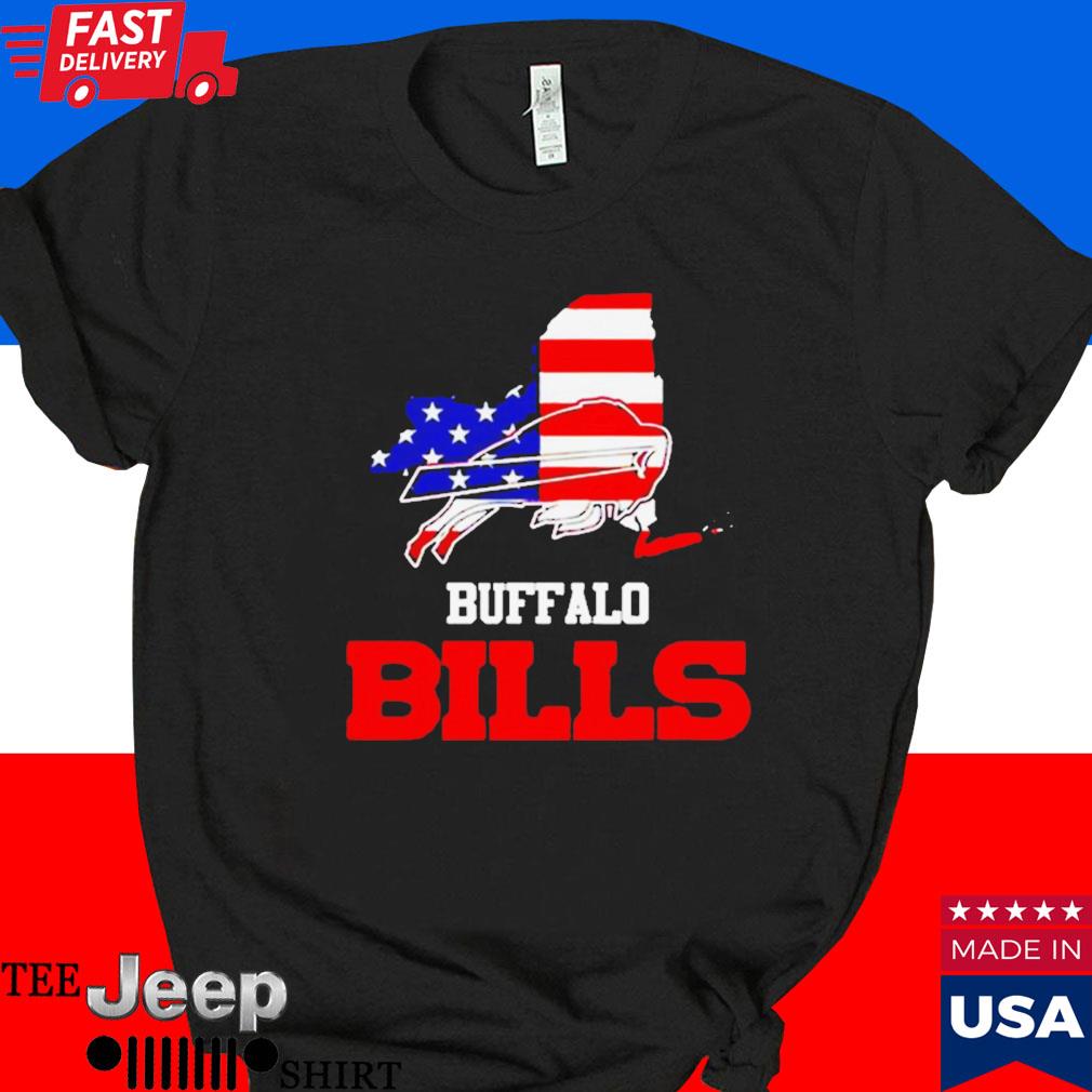 Buffalo Bills map USA flag shirt, hoodie, sweater, long sleeve and tank top