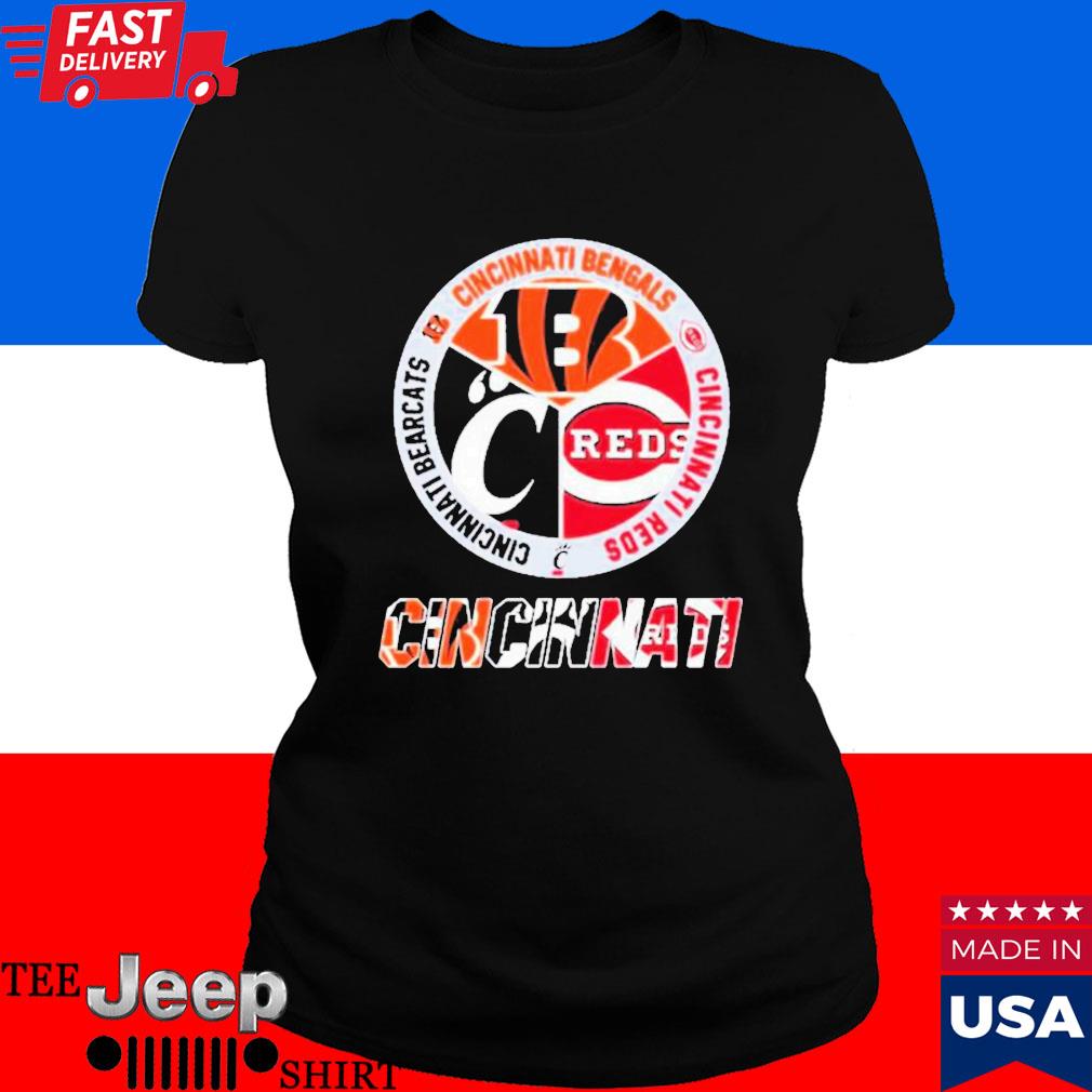 Cincinnati Bengals Reds Bearcats City Of Champions 2023 Shirt - Shibtee  Clothing