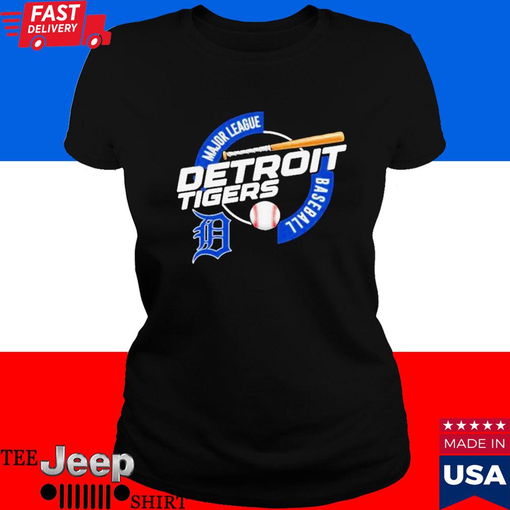 Official Detroit tigers major league baseball team logo 2023 T-shirt,  hoodie, tank top, sweater and long sleeve t-shirt