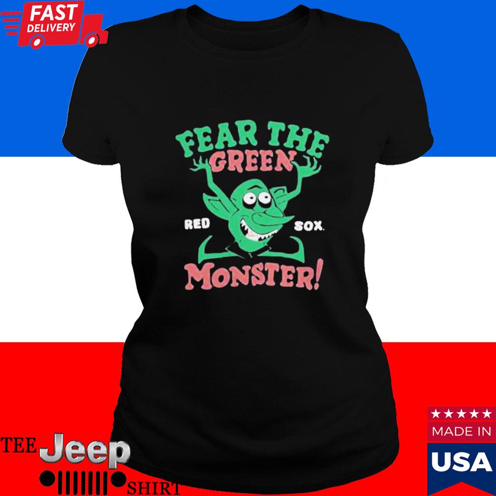 Boston Red Sox fear the green monster t-shirt by To-Tee Clothing