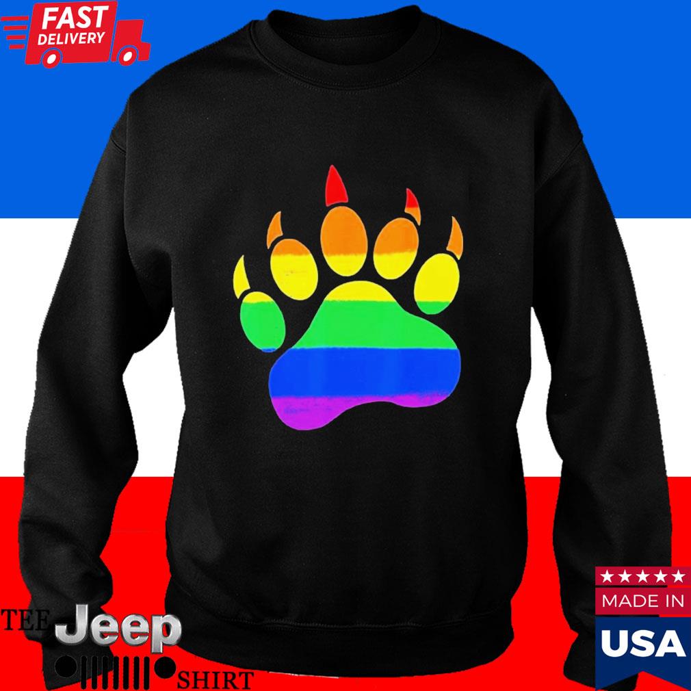 Gay Bear Paw Pride LGBT Pride Polar Cubs Shirt, hoodie, sweater