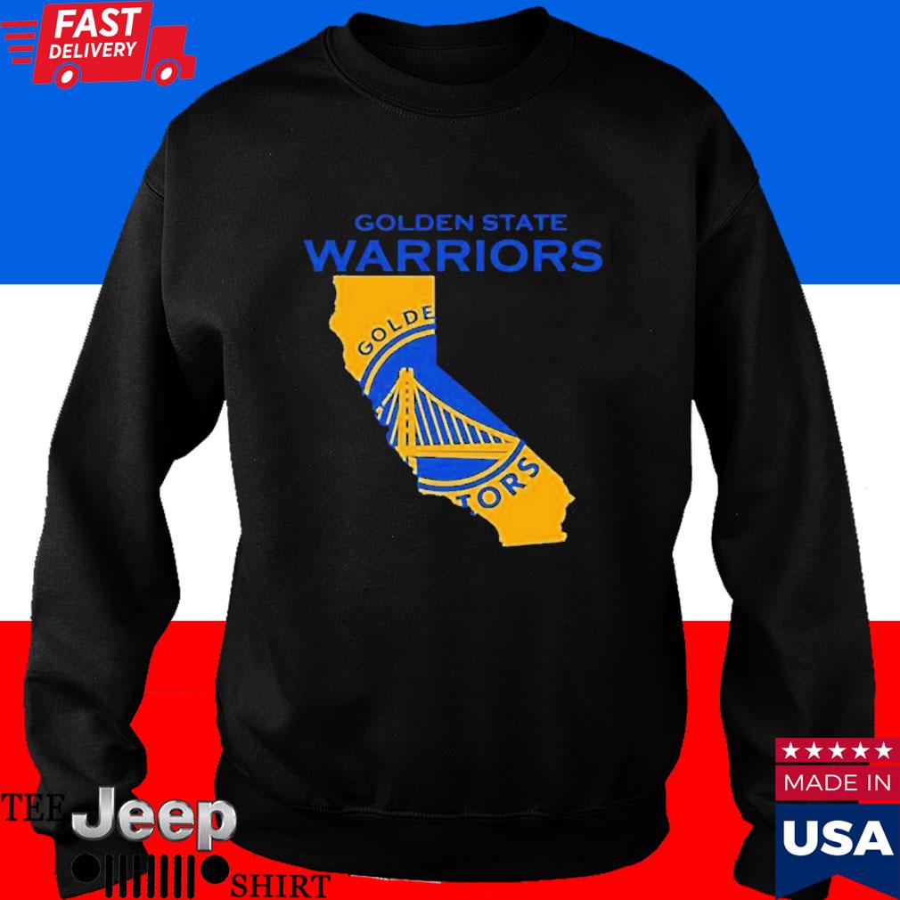 Golden State Warriors Map logo T-shirt, hoodie, sweater, long sleeve and  tank top