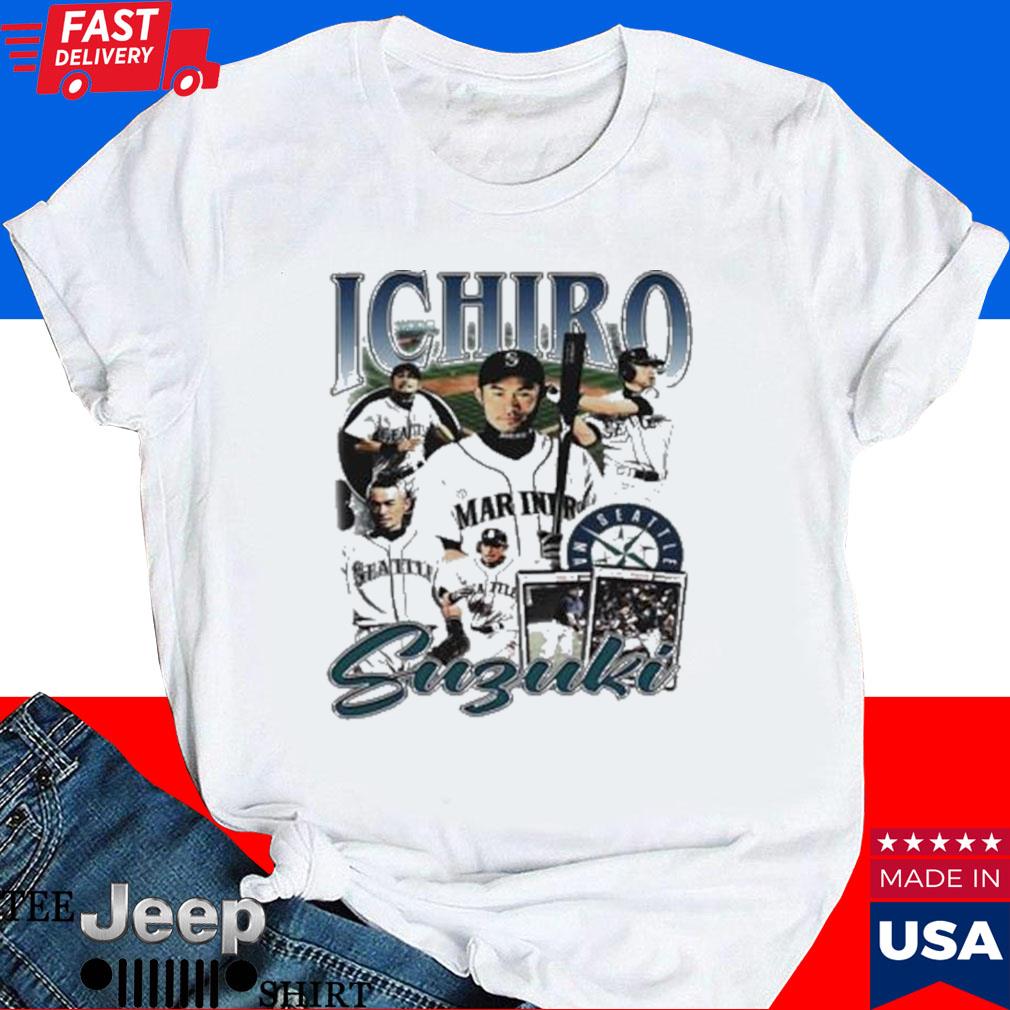 Official Ichiro suzukI Seattle mariners baseball retro T-shirt, hoodie,  tank top, sweater and long sleeve t-shirt