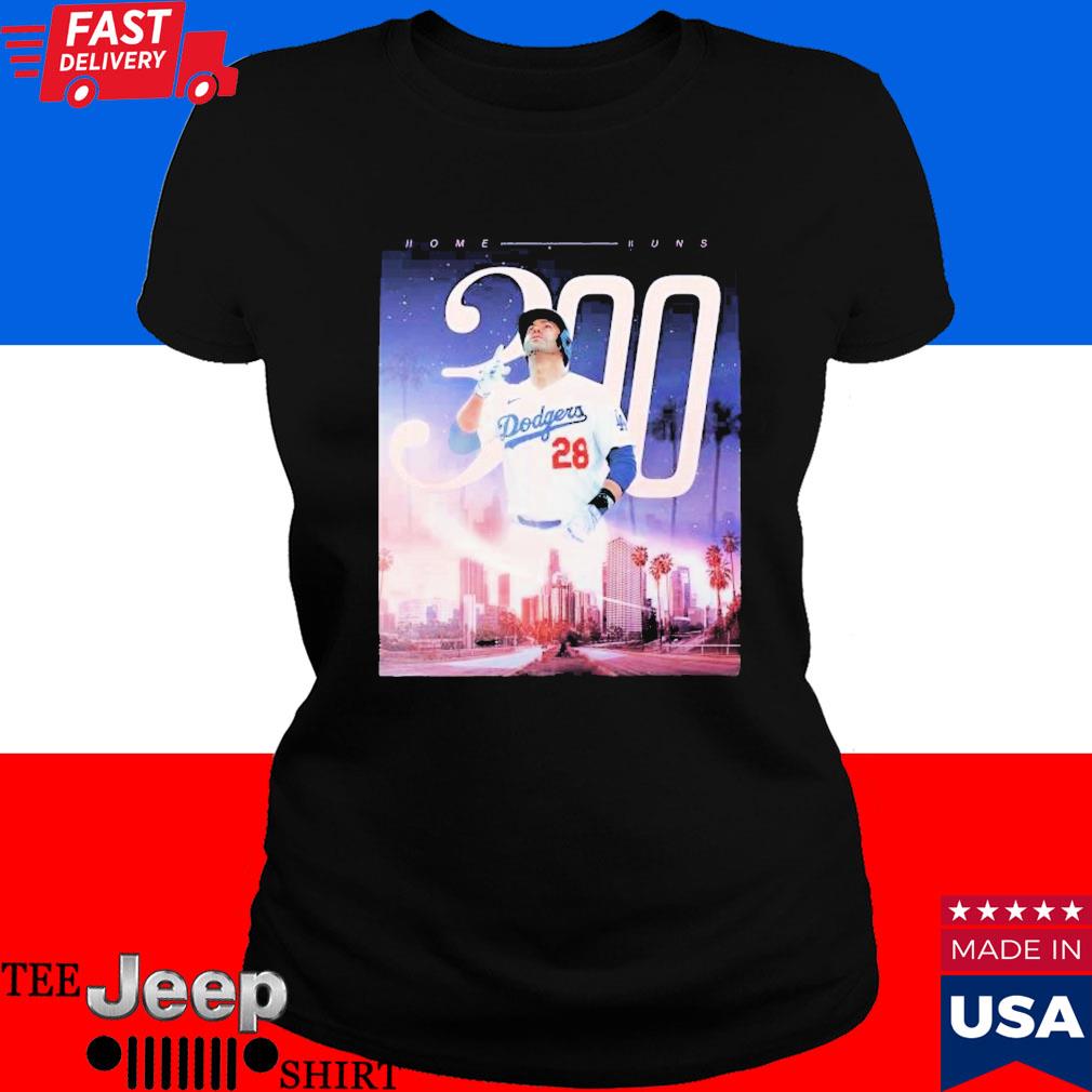 La Dodgers J D Martinez 300 Career Home Runs Shirt, hoodie