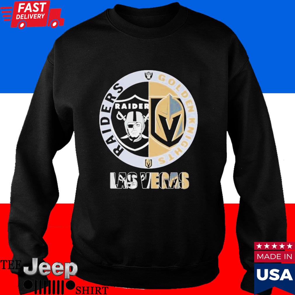 Las vegas raiders vs vegas golden knights las vegas champion 2023 logo  shirt, hoodie, sweater, long sleeve and tank top