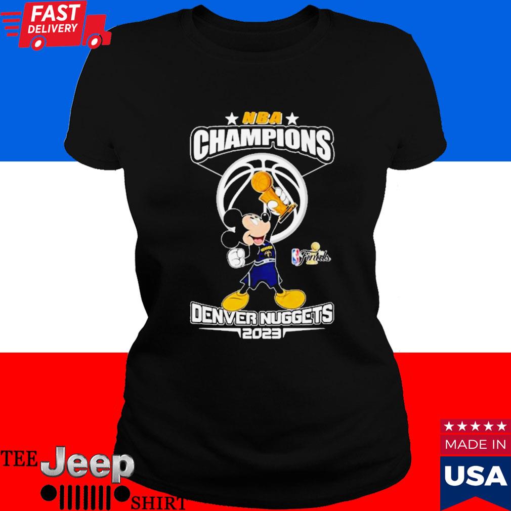 Mickey Mouse Denver Nuggets Nba Champions 2023 Shirt