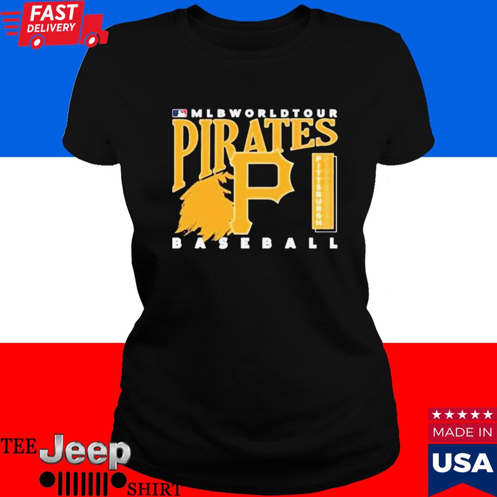 Mlb World Tour Pittsburgh Pirates Baseball Logo 2023 T-shirt,Sweater,  Hoodie, And Long Sleeved, Ladies, Tank Top