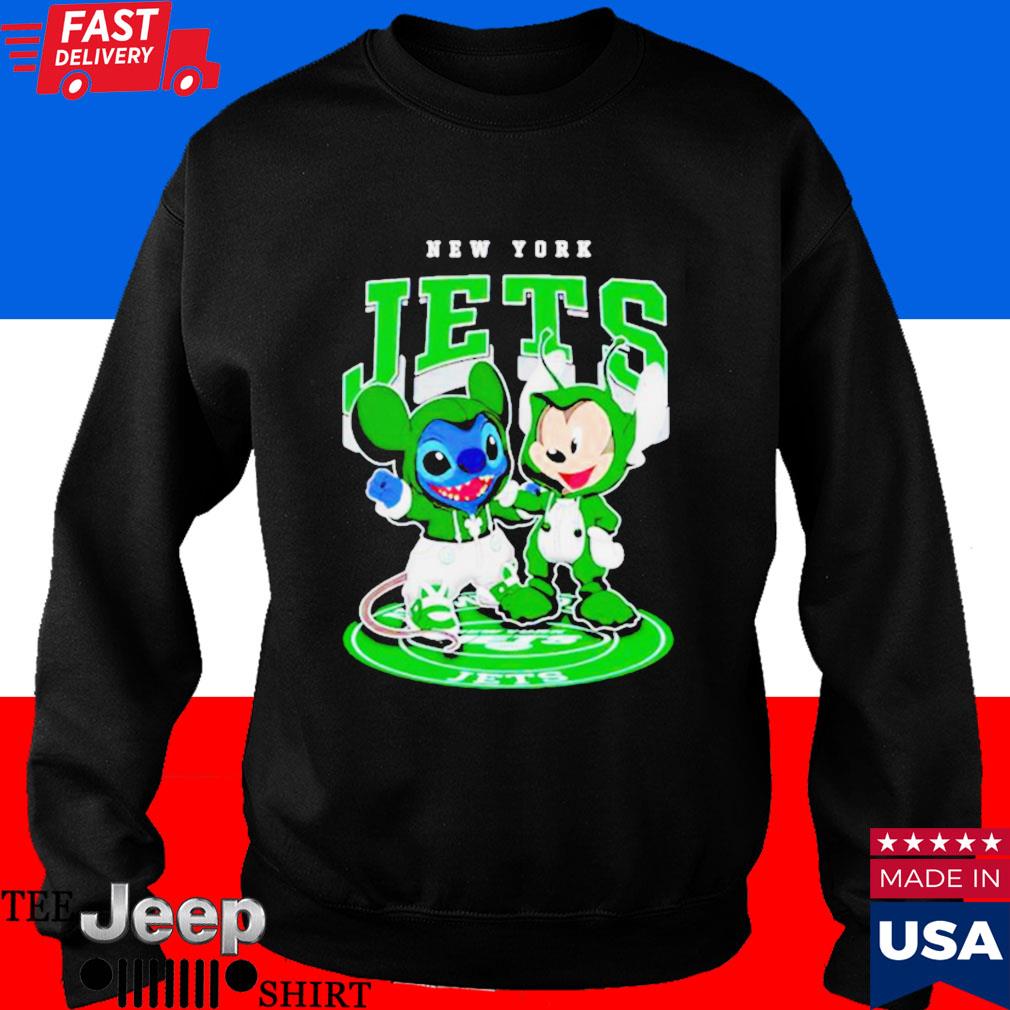 new York Jets baseball stitch and mickey shirt - Limotees