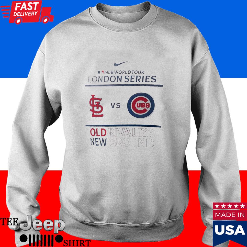 Logo Nike Chicago Cubs Vs St Louis Cardinals 2023 Mlb World Tour London  Series Old Rivalry New Ground Shirt, hoodie, longsleeve, sweater