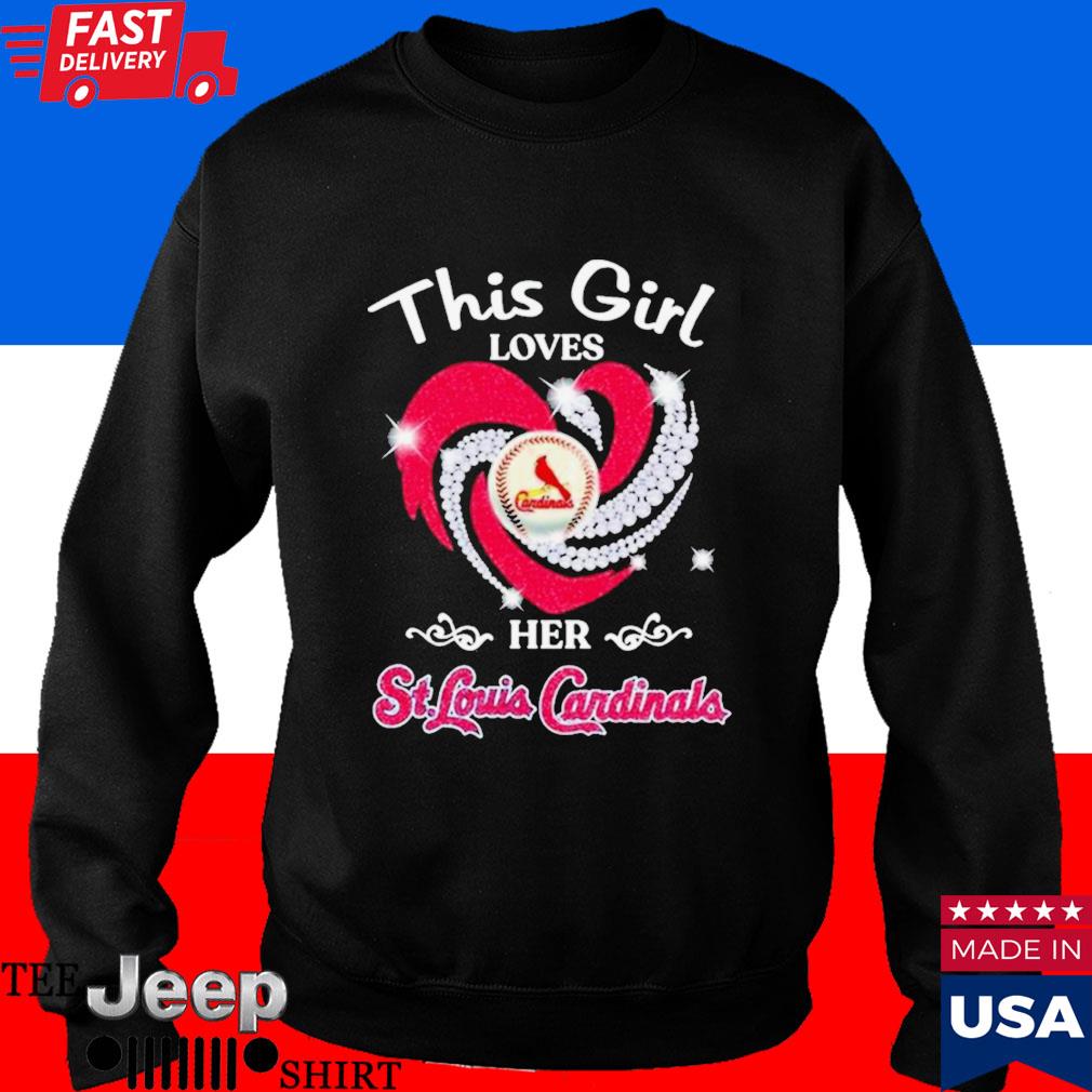 Heart This Girl Love St.Louis Cardinals Shirt, hoodie, sweater