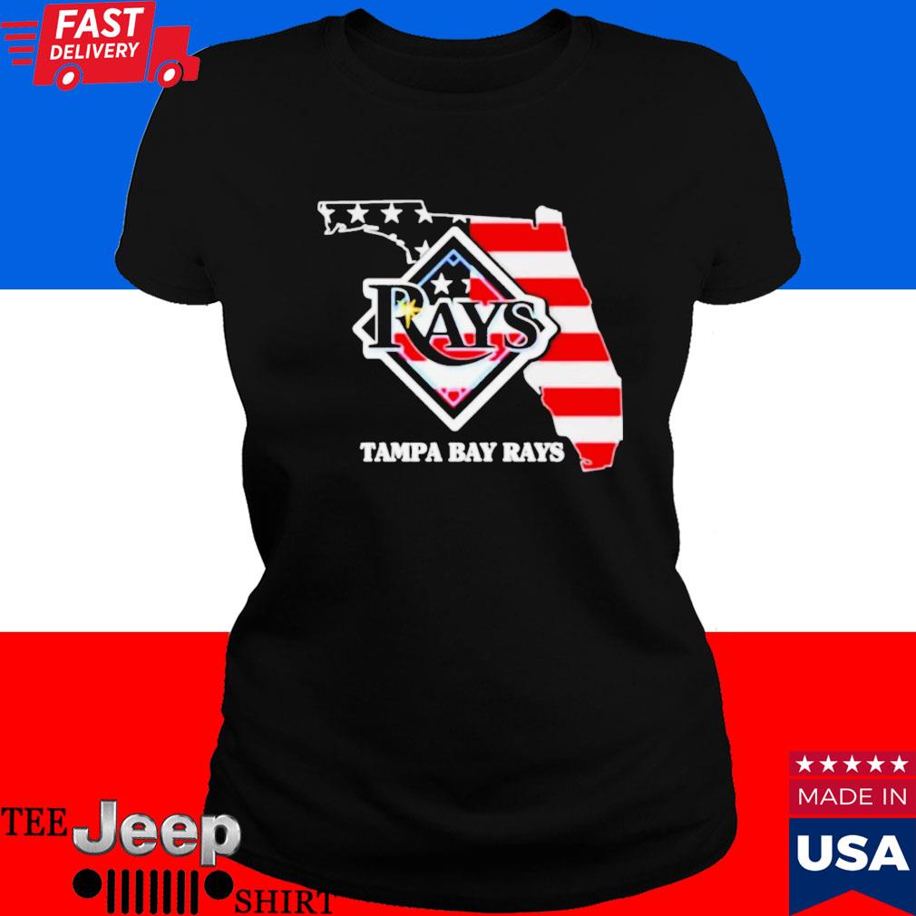 Tampa bay rays maps american flag shirt, hoodie, sweater, long sleeve and tank  top