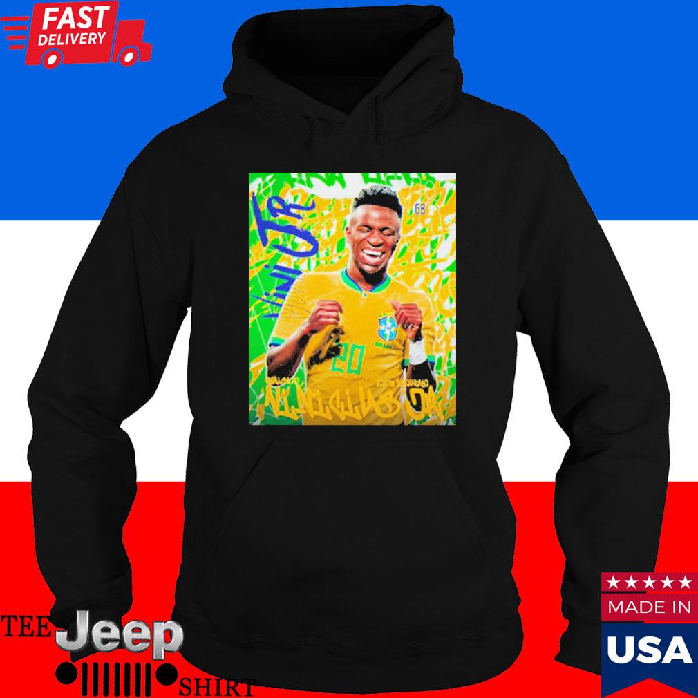 Vinicius Jr Brazil Football shirt, hoodie, sweater, long sleeve and tank top