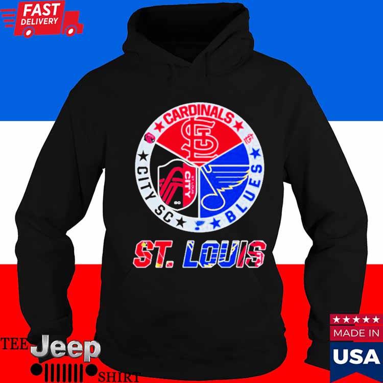 2023 St Louis Sports Teams Cardinals Blues And City Fc Shirt, hoodie,  sweater, long sleeve and tank top