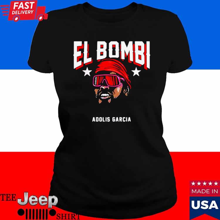 Official Bombi Bomb El Bombi Adolis Garcia shirt, hoodie, longsleeve,  sweatshirt, v-neck tee