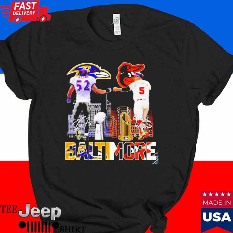 Baltimore Ravens Baltimore Orioles logo shirt - teejeep