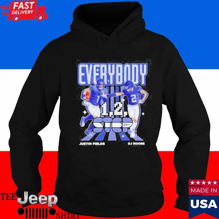 Official best d.j. moore and justin fields everybody chicago bears 1 2 step  shirt, hoodie, sweater, long sleeve and tank top