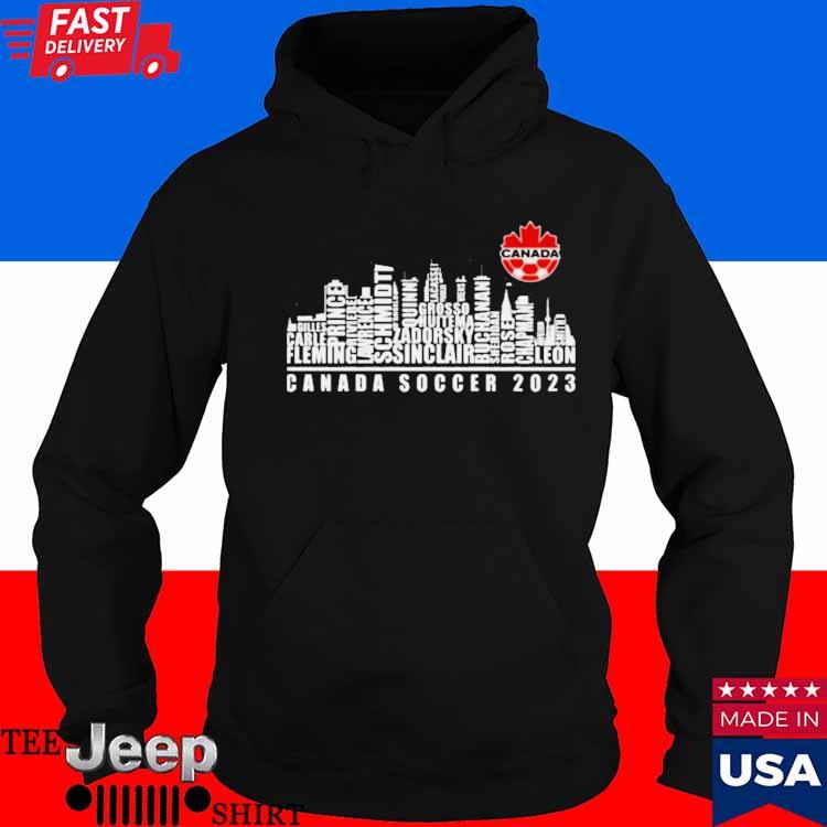 Canada soccer 2023 skyline city shirt, hoodie, sweater, long sleeve and  tank top