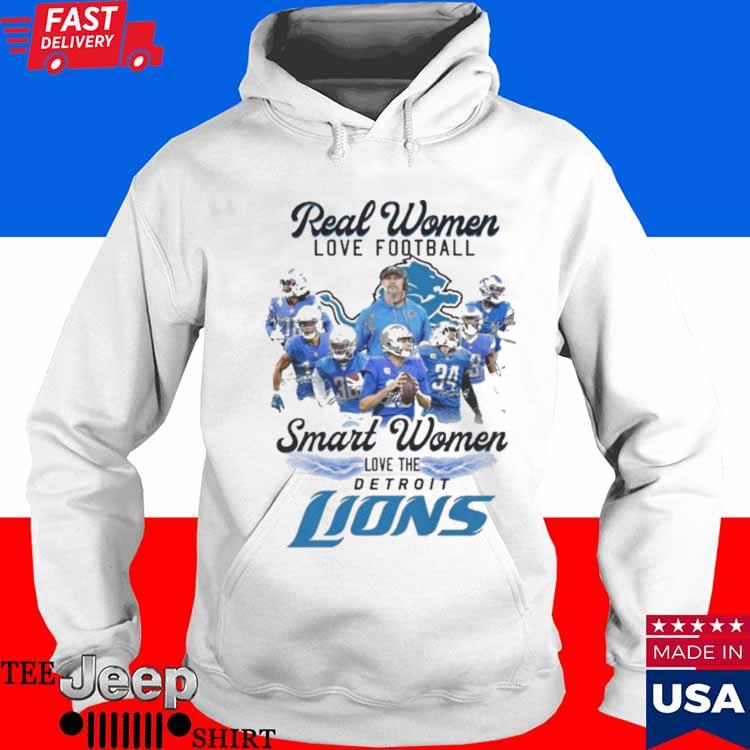 Women Love Football Smart Women Love Detroit Lions Tshirt, hoodie,  longsleeve, sweatshirt, v-neck tee