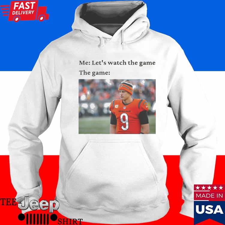 Official Joe burrow bengals meme Football funny T-shirt, hoodie