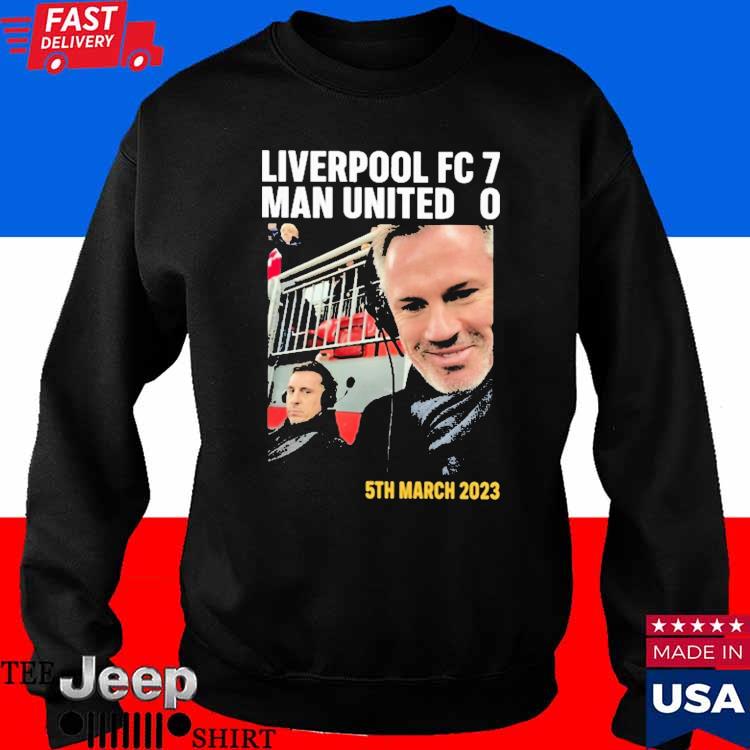 Official Liverpool Fc 7 Man United 0 T-shirt Ladies Tee