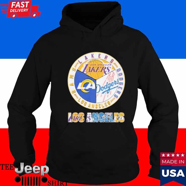 Official Los angeles Lakers Dodgers rams city champions 2023 T-shirt,  hoodie, tank top, sweater and long sleeve t-shirt