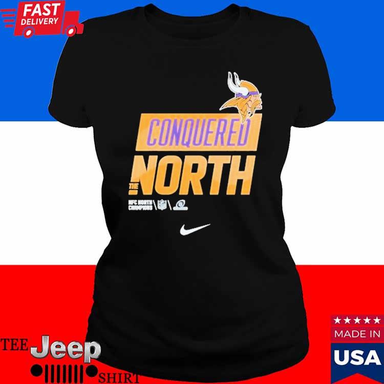 Official Minnesota Vikings Conquered The North Tee Shirt - Briotee