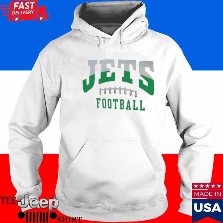 Mitchell & Ness Youth New York Jets Wordmark White Pullover Hoodie