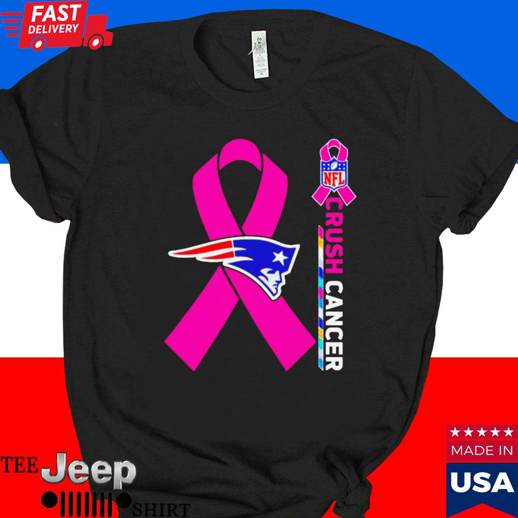 Original New England Patriots NFL Crush Cancer 2023 shirt, hoodie,  longsleeve, sweatshirt, v-neck tee