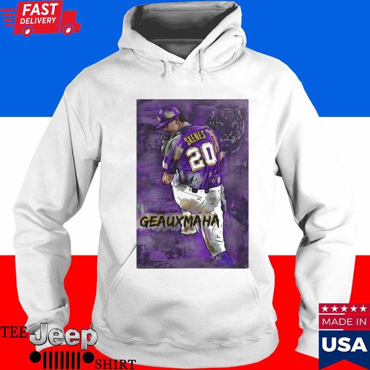 Official Lsu Tigers Paul Skenes White Jersey T-Shirt, hoodie