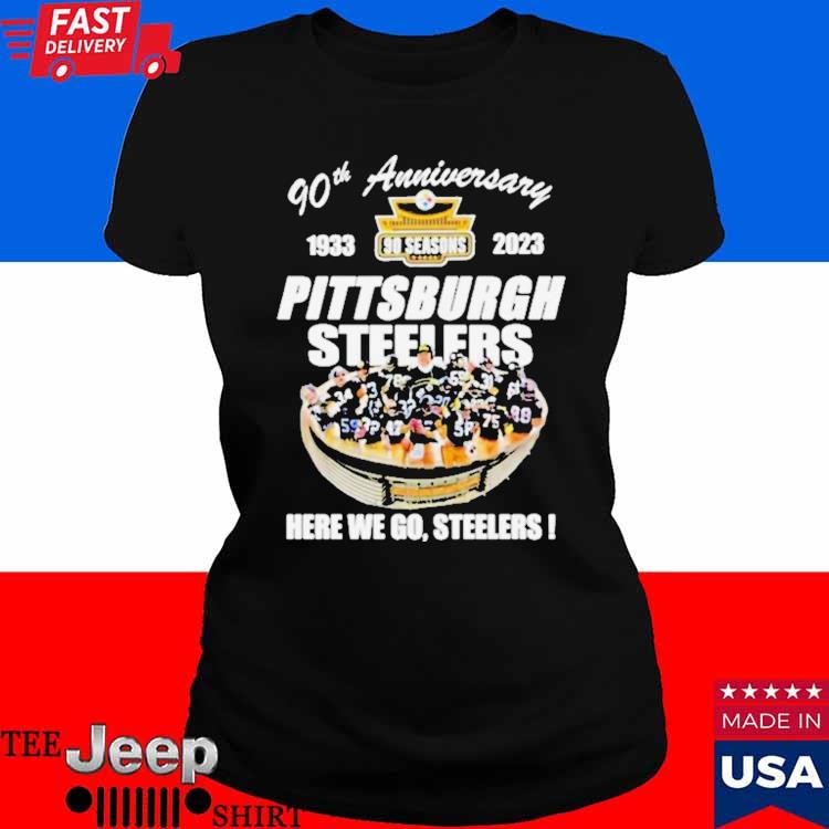 Official Pittsburgh Steelers 90th Anniversary Stadium Here We Go