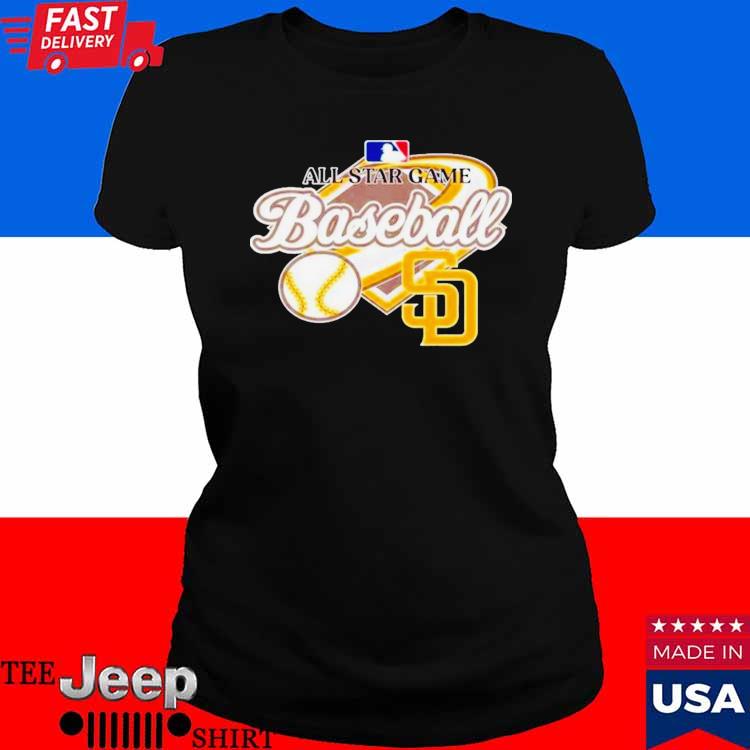 San Diego Padres All Star Game Baseball Logo 2023 T-Shirt - Yesweli