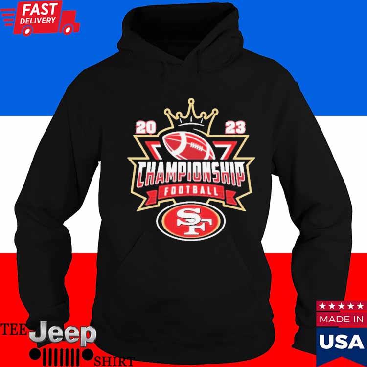 San Francisco 49ers 2023 Championship Football NFL logo T-shirt, hoodie,  sweater, long sleeve and tank top