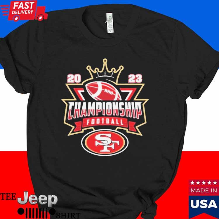 San Francisco 49ers Football NFL 2023 Championship Crown Logo Shirt,  hoodie, sweater, long sleeve and tank top