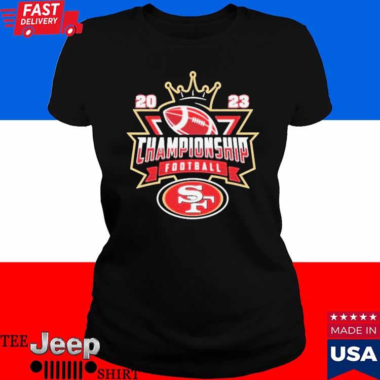 San Francisco 49ers Football NFL 2023 Championship Crown Logo Shirt,  hoodie, sweater, long sleeve and tank top