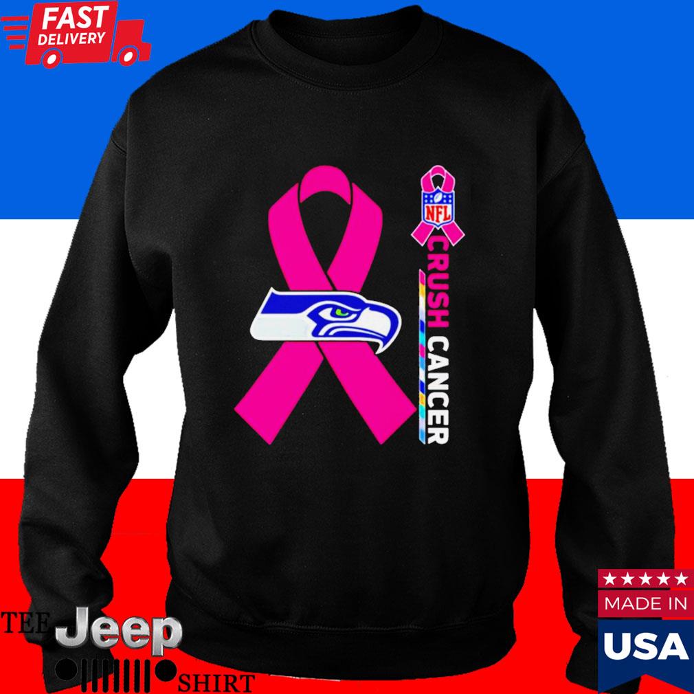 Official Seattle Seahawks Nfl Crush Cancer Shirt, hoodie, tank top, sweater  and long sleeve t-shirt