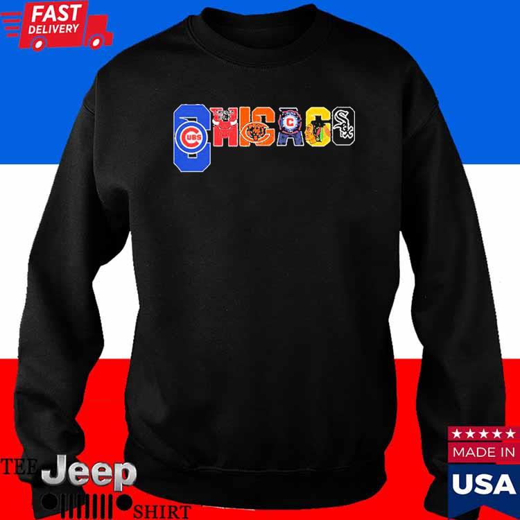 Official skyline Chicago Cubs White Sox Bears Bulls Blackhawks City  Champions Shirt, hoodie, sweater, long sleeve and tank top