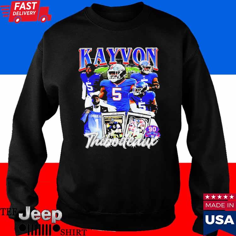 Kayvon Thibodeaux 5 New York Giants football retro poster shirt, hoodie,  sweater, long sleeve and tank top