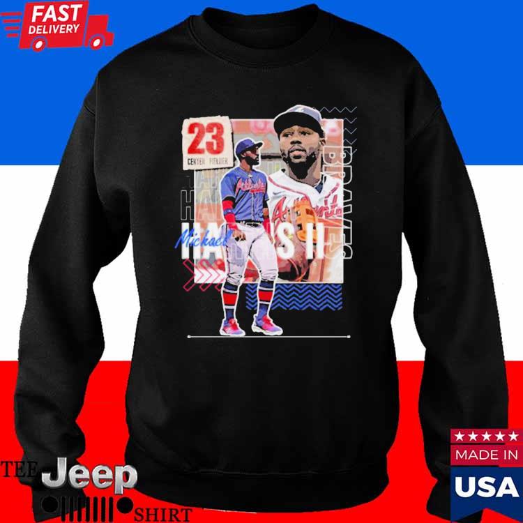 Michael Harris II Baseball Paper Braves 23 Center Fielder T-shirt,Sweater,  Hoodie, And Long Sleeved, Ladies, Tank Top