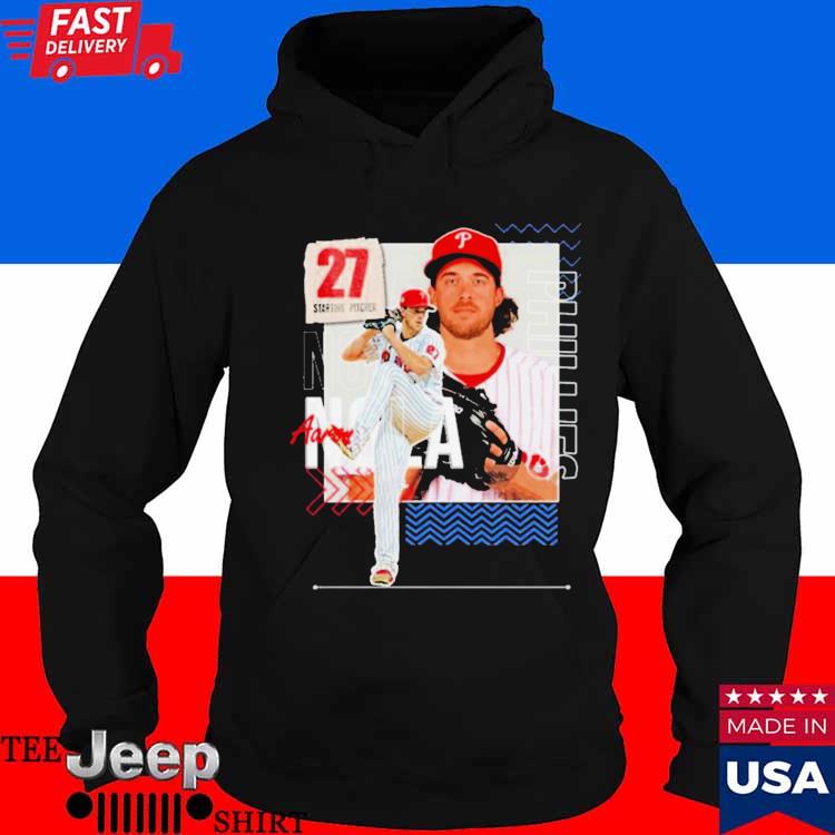 Aaron Nola Baseball Paper Phillies 27 Starting Pitcher T-shirt,Sweater,  Hoodie, And Long Sleeved, Ladies, Tank Top