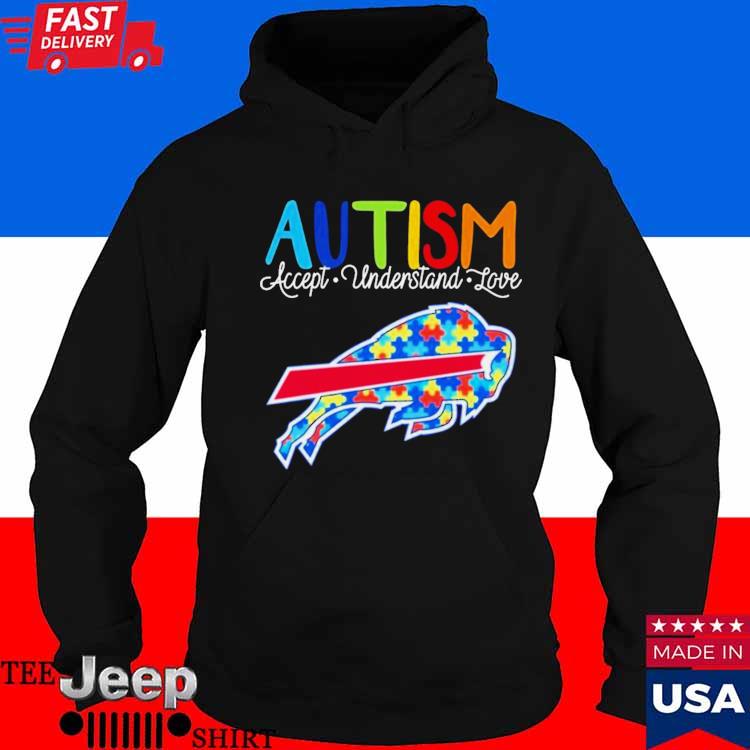 Official Buffalo bills autism accept understand love 2023 shirt