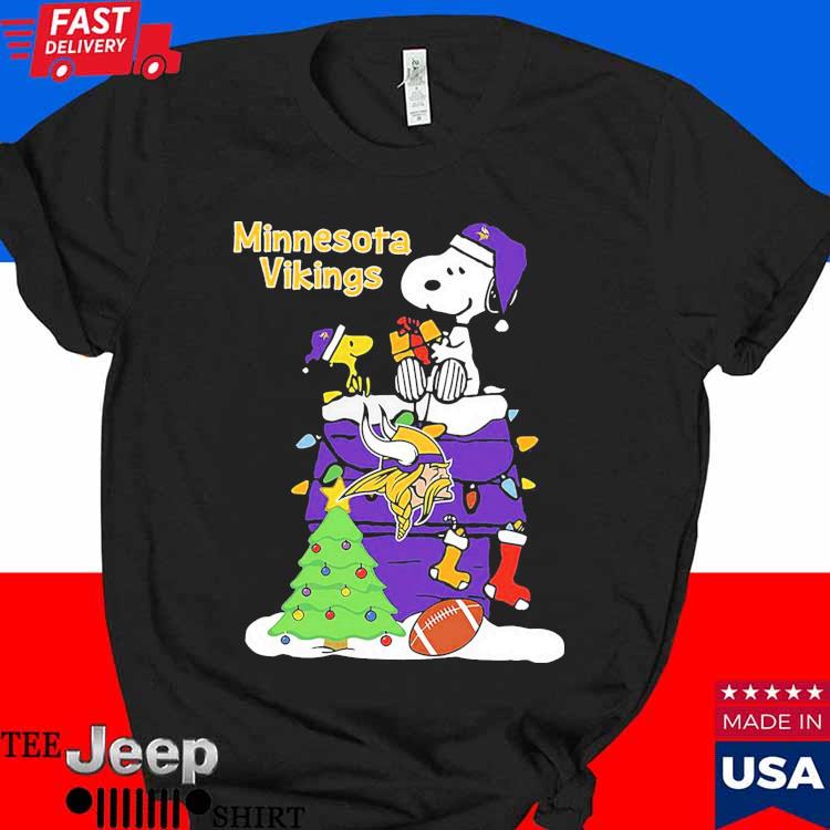 Christmas Snoopy Minnesota Vikings Shirt, hoodie, longsleeve, sweatshirt,  v-neck tee