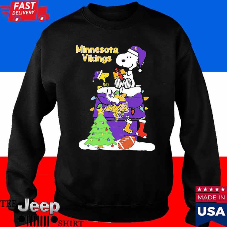 Christmas Snoopy Minnesota Vikings Shirt, hoodie, longsleeve, sweatshirt,  v-neck tee