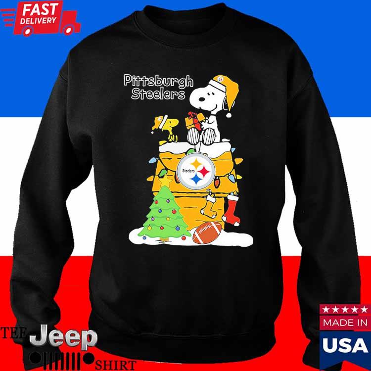 Snoopy Pittsburgh Steelers Christmas Shirt - Yesweli